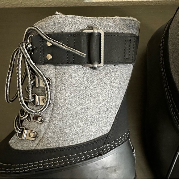 JBU By Jambu Boots Calgary Black Gray Winter Rain Duck Boots Weather Ready NWT - Picture 8 of 11